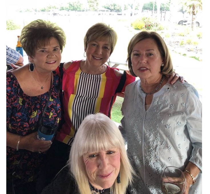 Gail Roccaforte, Susan Hatfield, Joan Moras and Becky Bivens